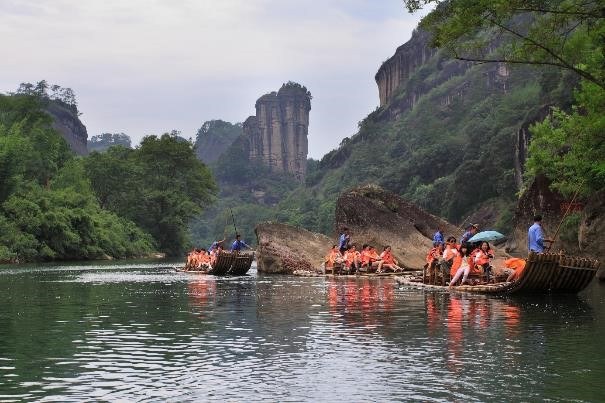 Wiyui Berge in der Provinz Fujian in China