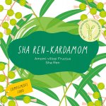 Sha Ren Kardamom Etikett